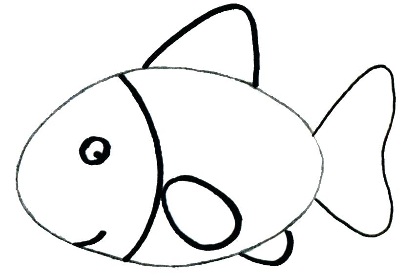 850x567 Simple Drawing Of Fish