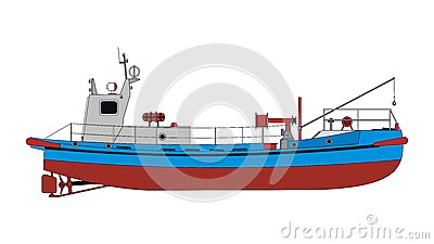 400x225 Commercial Fishing Boat Drawing