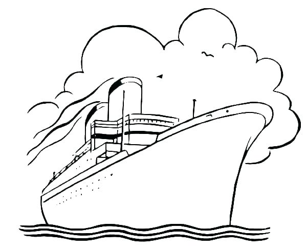 600x491 Fishing Boat Colouring Pages Preschool Coloring Pages Boats