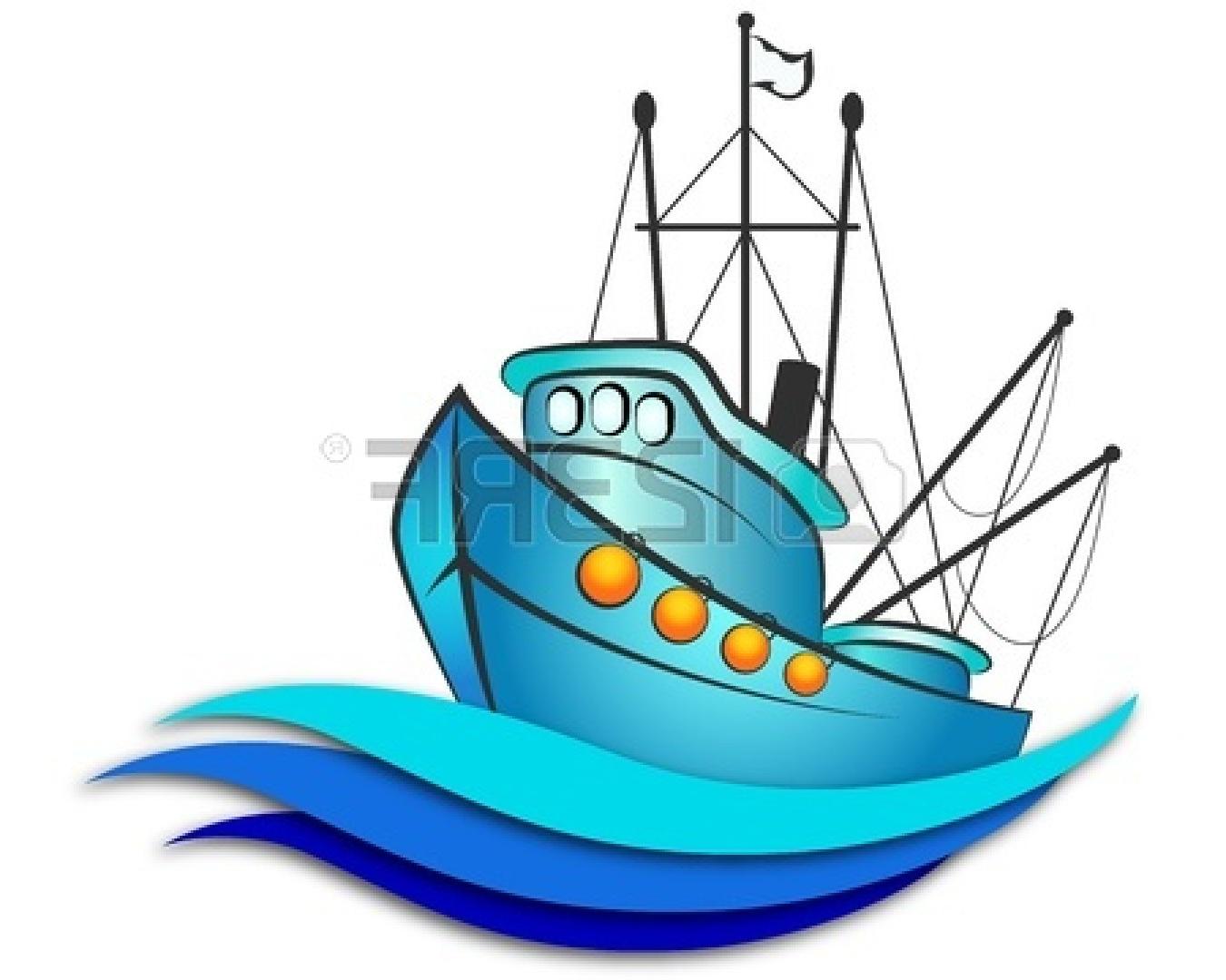 1350x1080 Fishing Boat Silhouette Clip Art
