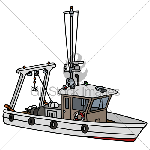 500x500 Small Fishing Boat Gl Stock Images