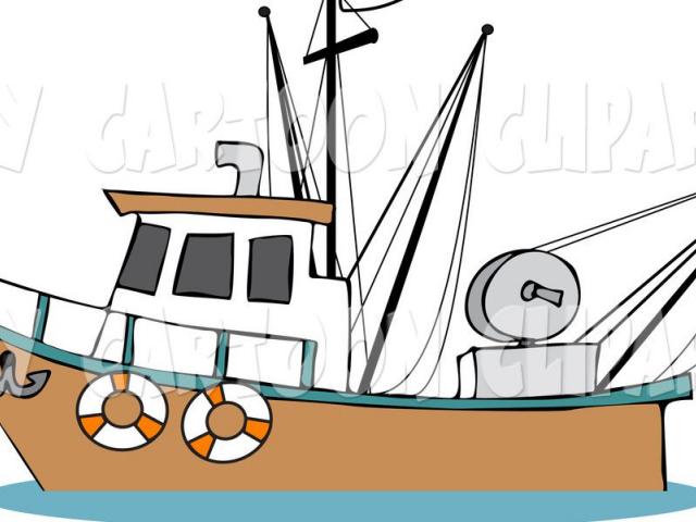640x480 Fishing Boat Clipart Boat Drawing