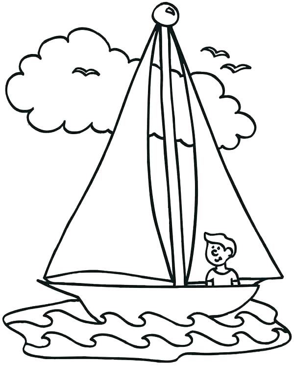 600x745 Fishing Boat Coloring Pages Of Boats Speed C