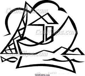 300x266 Commercial Fishing Boat With Vector Clip Art