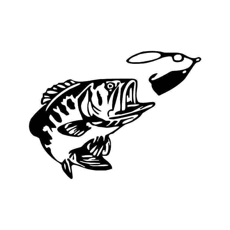 800x800 Bass Fishing Fish Lure Vinyl Sticker