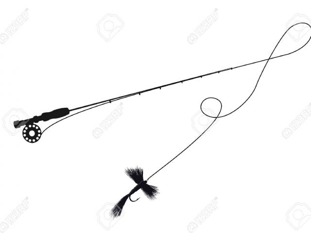 640x480 Fishing Rod Clipart