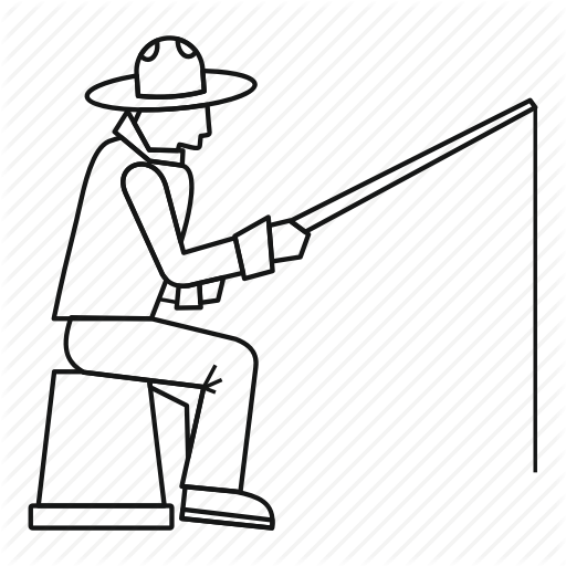 512x512 Rod Drawing Fishing Transparent Png Clipart Free Download