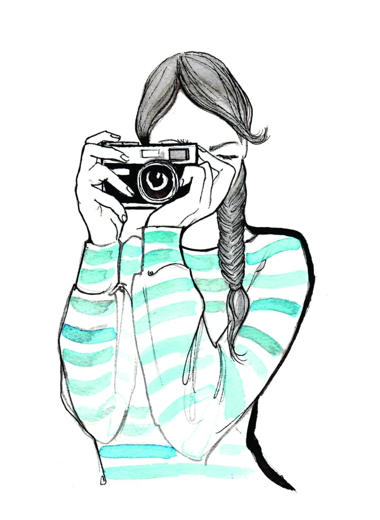 748x1024 Not A Bad Hair Day Side Fishtail Cute Braid Illustrations