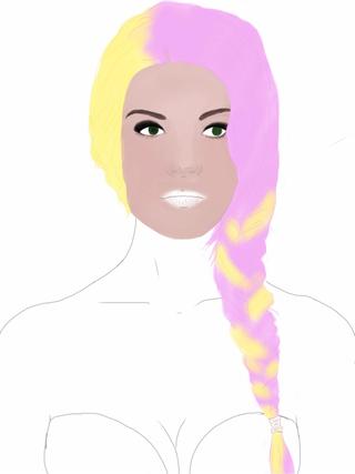 320x427 Fishtailbraid Drawings On Paigeeworld Pictures Of Fishtailbraid