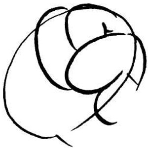 300x302 how to draw tight fist punching fist