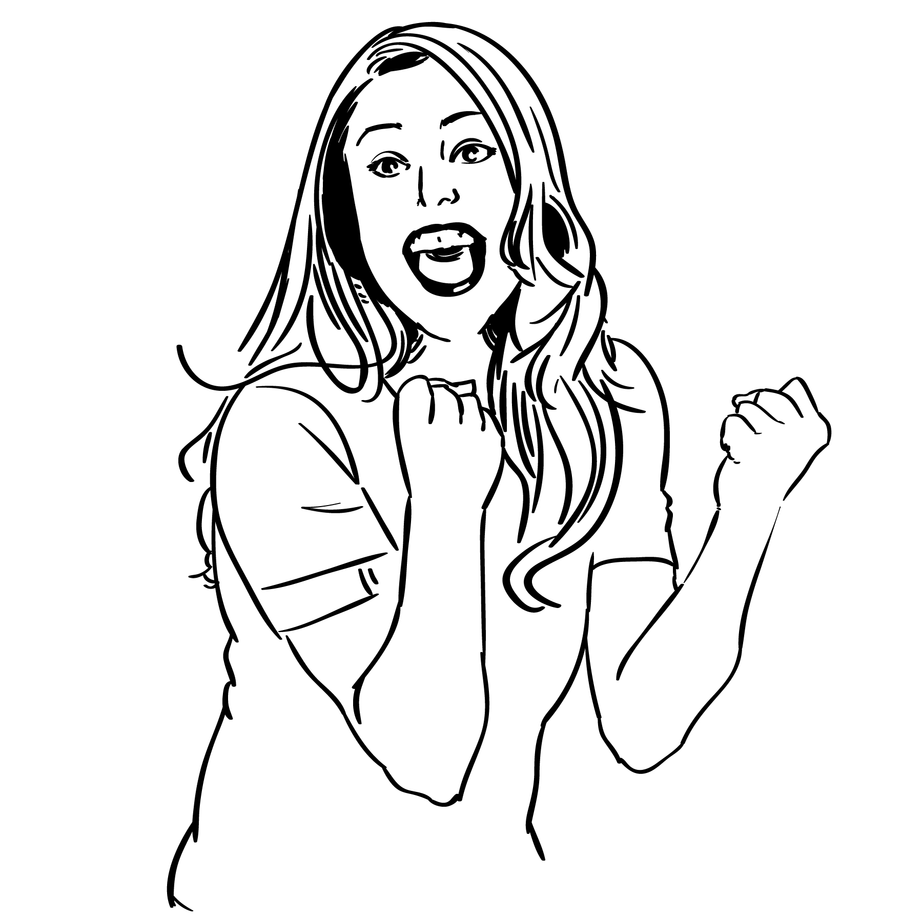 1801x1800 Fist Pump Cheer