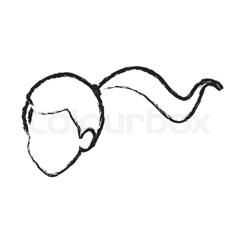 800x800 Sketch Girl Face Sport Fitness Design Stock Vector Colourbox