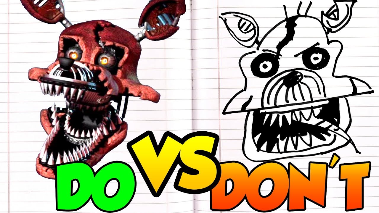 1280x720 dos don'ts drawing five nights at freddy's nightmare foxy