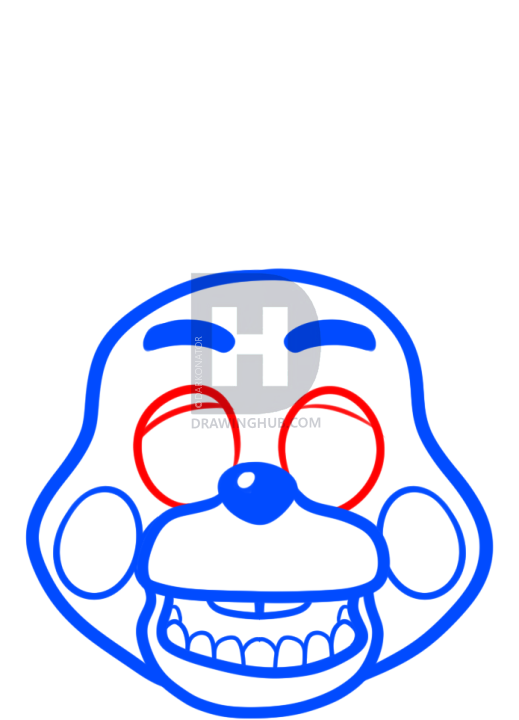 519x720 How To Draw Toy Bonnie From Five Nights