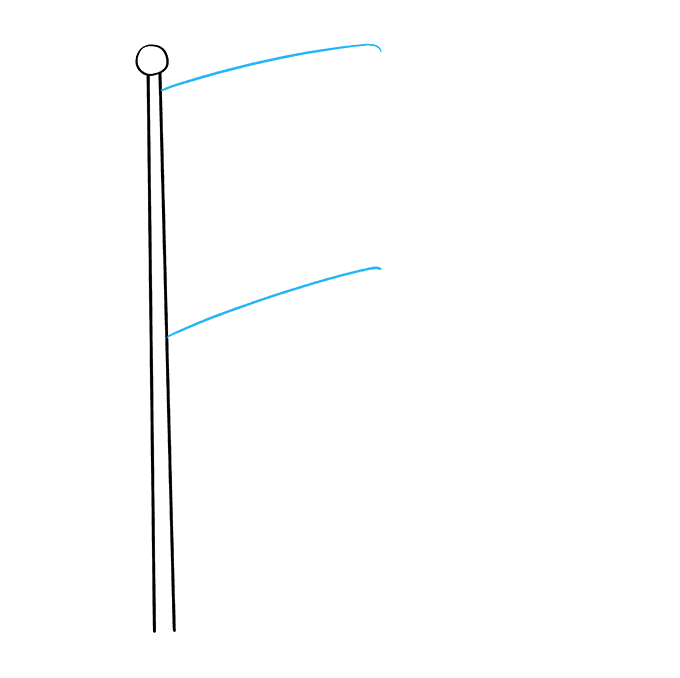 680x678 How To Draw The American Flag
