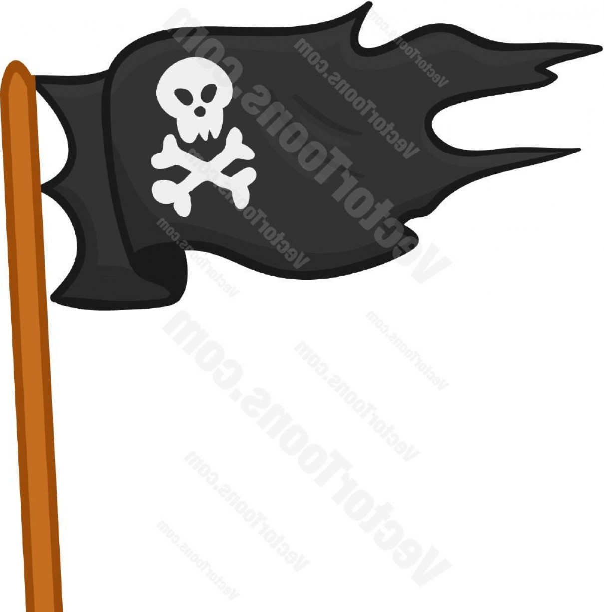 1210x1228 Pirate Flag Vector Clip Art Studiogrfx