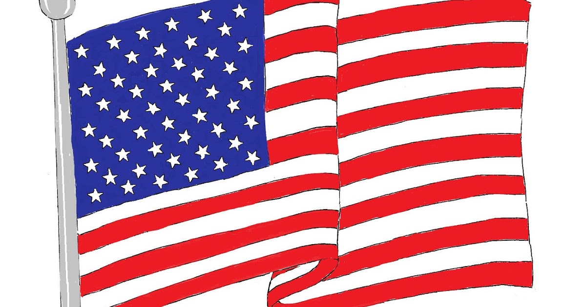 1200x630 Waving American Flag Art Class Ideas