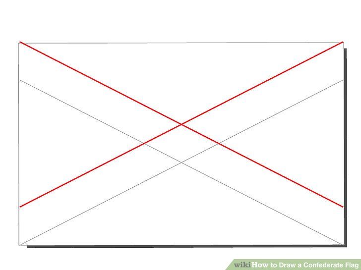 728x545 Draw A Confederate Flag