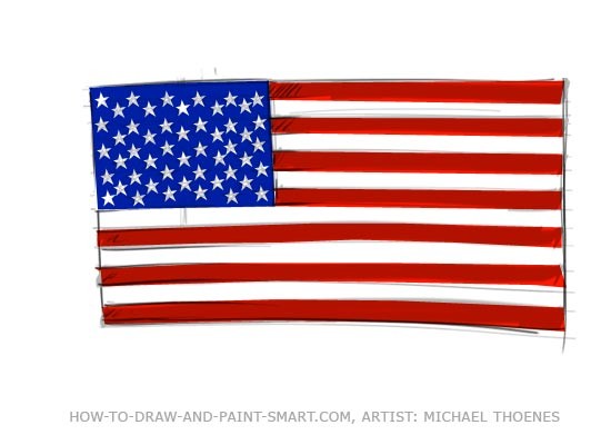 550x391 American Flag Graphics For American Flag Drawing