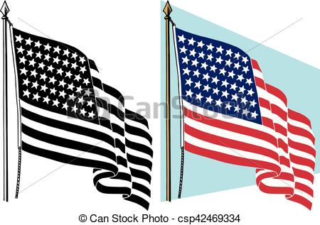450x317 American Flag The American Flag Waving In The Wind