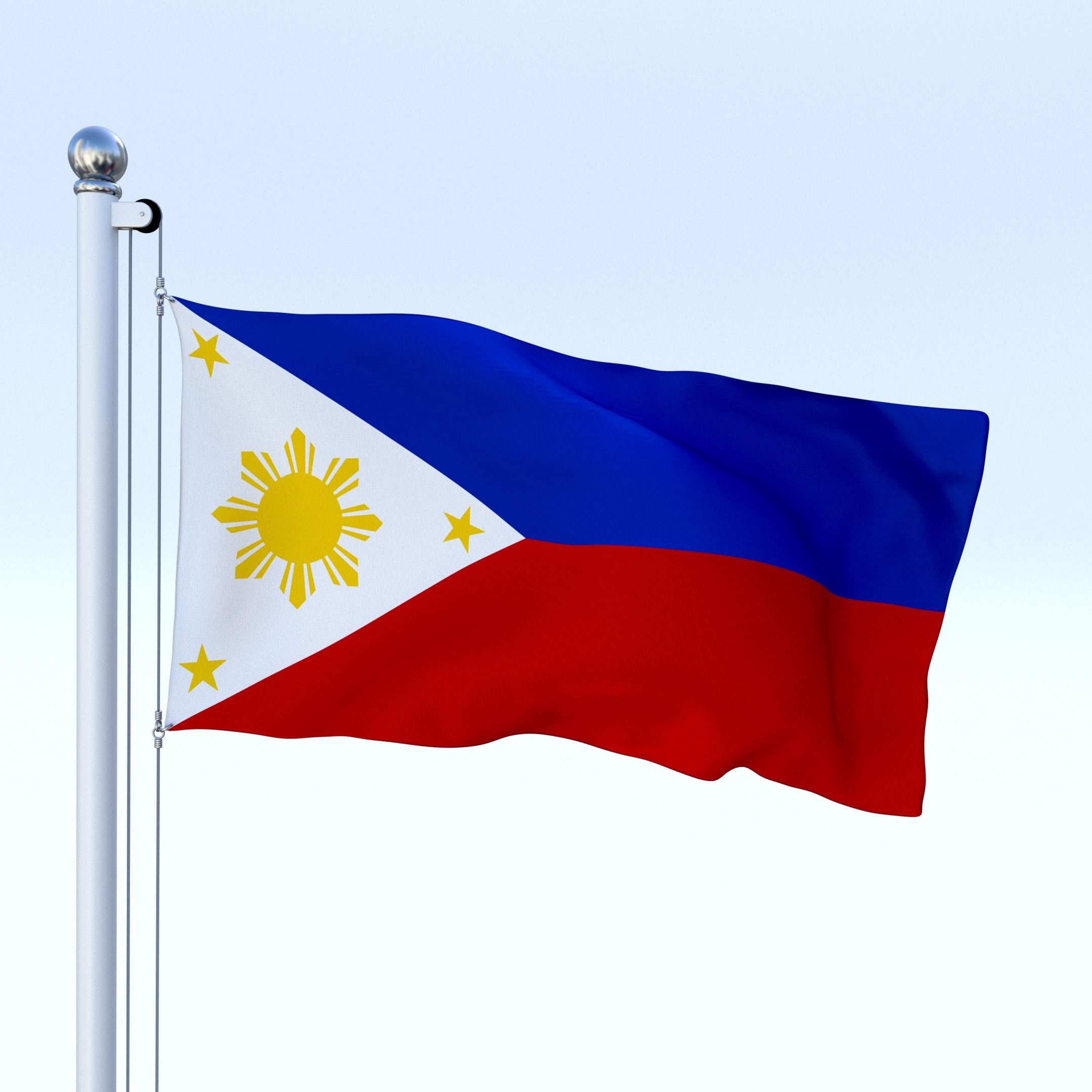 2160x2160 Animated Philippines Flag