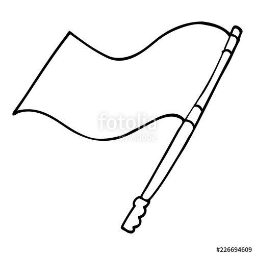 Flag Line Drawing | Free download on ClipArtMag