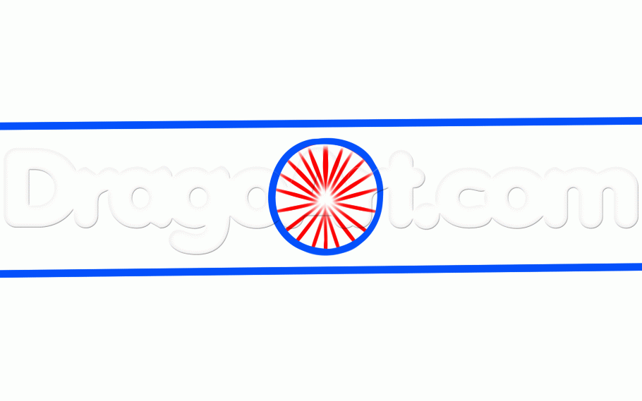 910x569 Draw The Flag Of India, Step