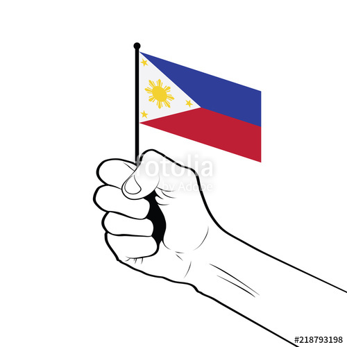 Flag Of The Philippines Drawing | Free download on ClipArtMag