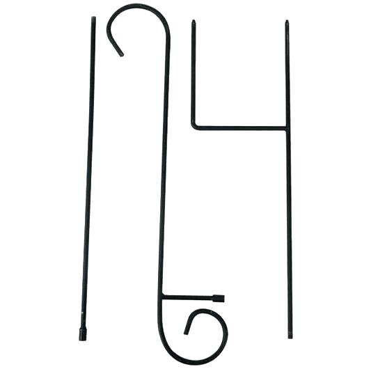 530x530 Garden Flag Pole Stand Yard Outdoor Large Holder Brttl