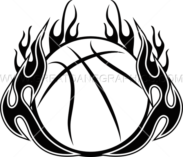 631x540 Drawing Basketball Flame Huge Freebie! Download For Powerpoint