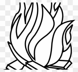 300x276 Flame Clipart Black And White, Transparent Png Clipart Images Free