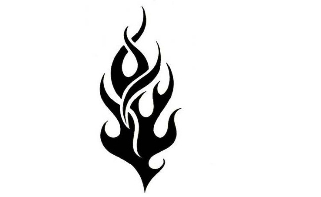650x400 Flame Tattoo Design Stencils