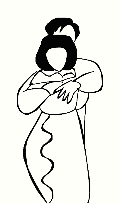 409x692 Flamenco Dancers Sketch