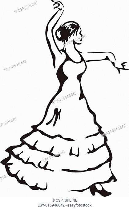 419x680 Flamenco Dancer Line Stock Photos And Images Age Fotostock