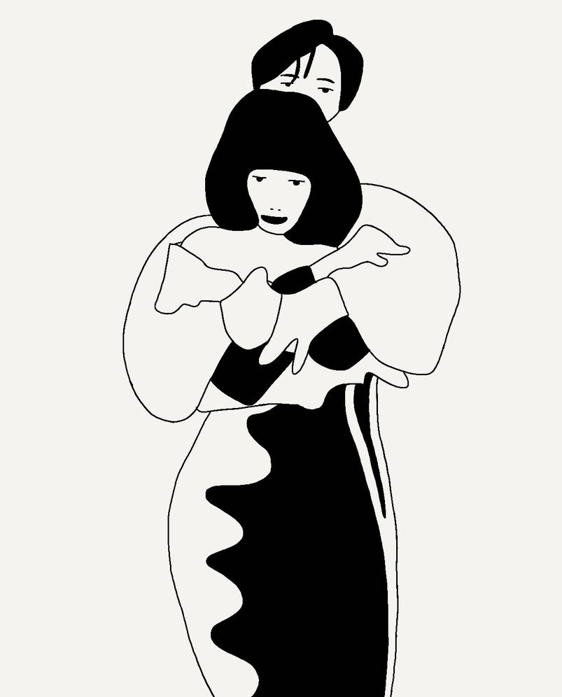 803x996 The Flamenco Dancers Couples' Sketch