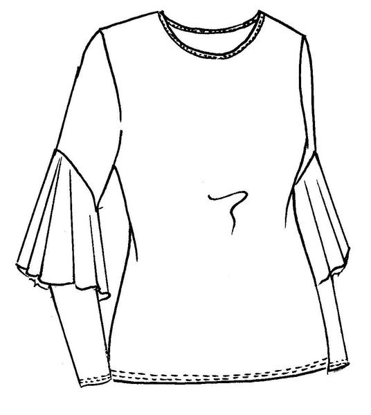 536x600 Flamenco Top Shine Rossellini