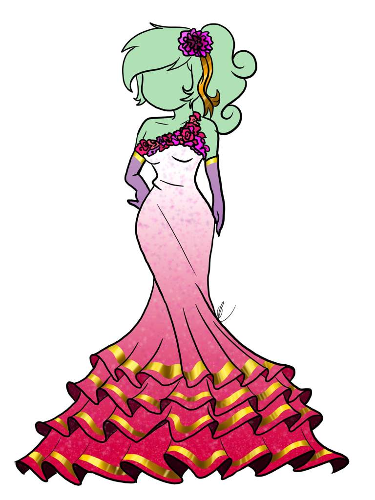 768x1024 Flamenco Inspired Dress Art Amino