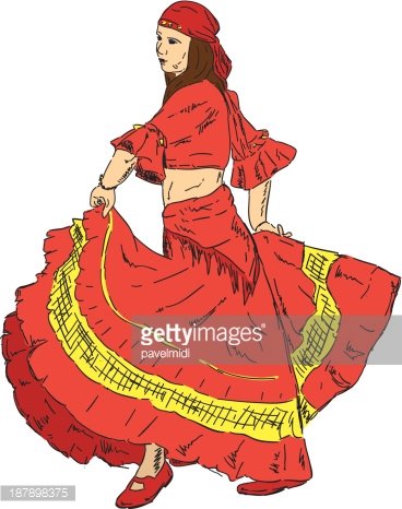 368x466 Woman Flamenco Dancer Stock Vectors