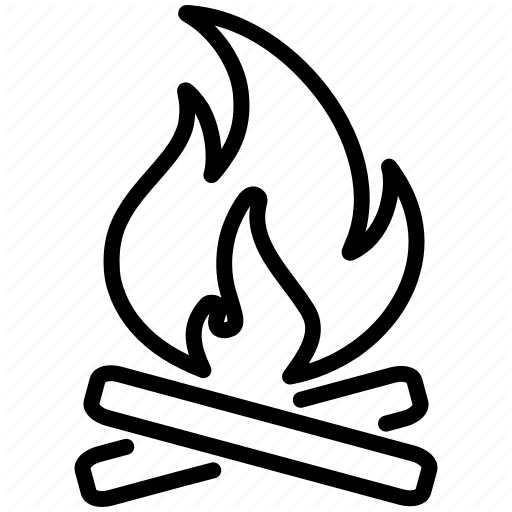 512x512 Huge Collection Of 'fire Line Drawing' Download More Than