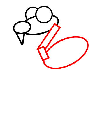 350x400 Drawing A Cartoon Flamingo