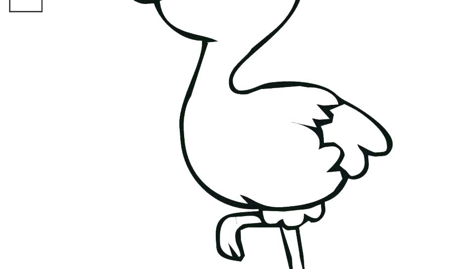 Flamingo Cartoon Drawing | Free download on ClipArtMag