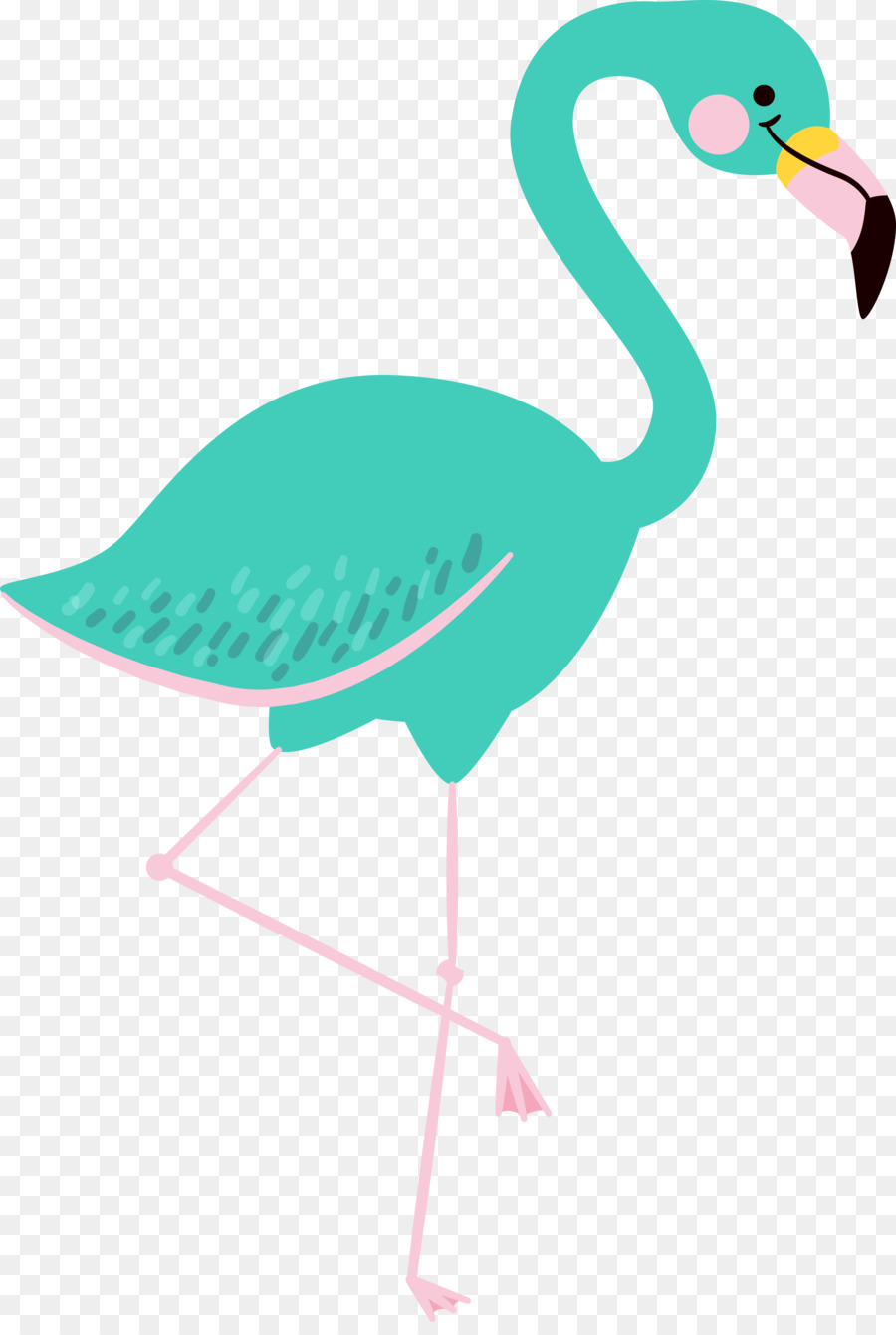 900x1340 Flamingo, Graphics, Drawing, Transparent Png Image Clipart Free