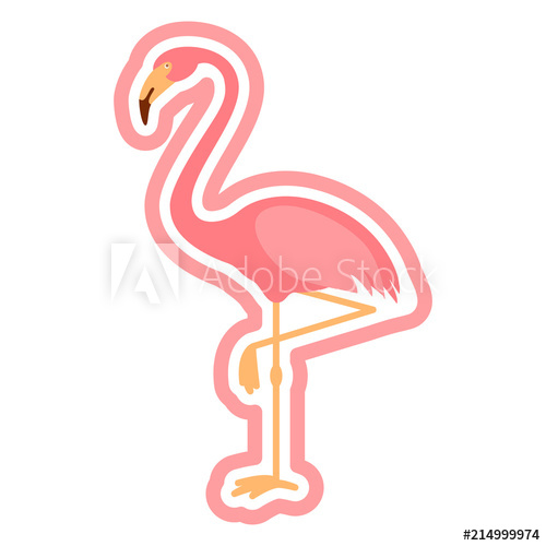 500x500 Images Of Flamingo Outline