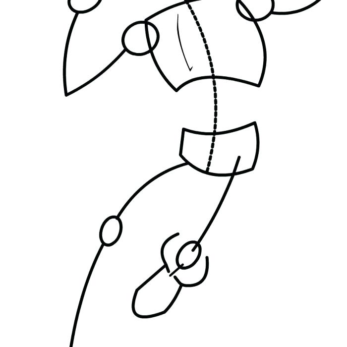 700x700 Character Drawing Template Basic