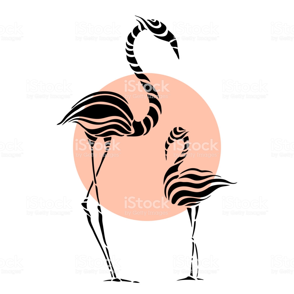 1024x1024 Collection Of 'flamingo Silhouette Clip Art' Download More Than