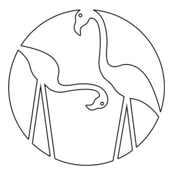 340x340 flamingos pumpkin stencil free n fun halloween from oriental