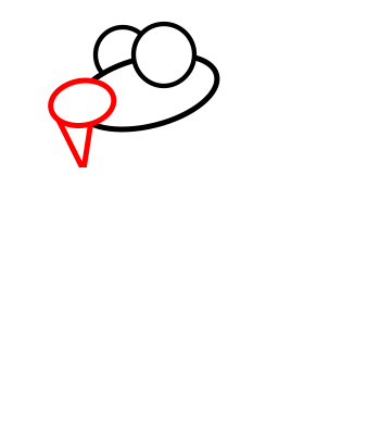 350x400 Drawing A Cartoon Flamingo