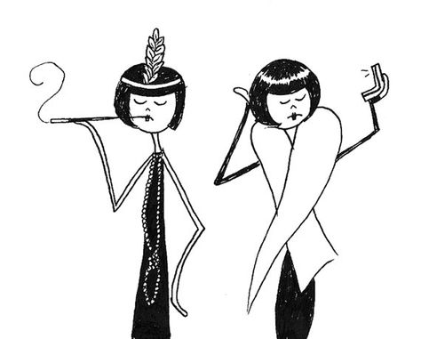 474x381 oh i just love flapper doodle decor art, art clipart, art prints