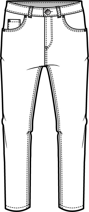 343x817 illustrations fashion flats