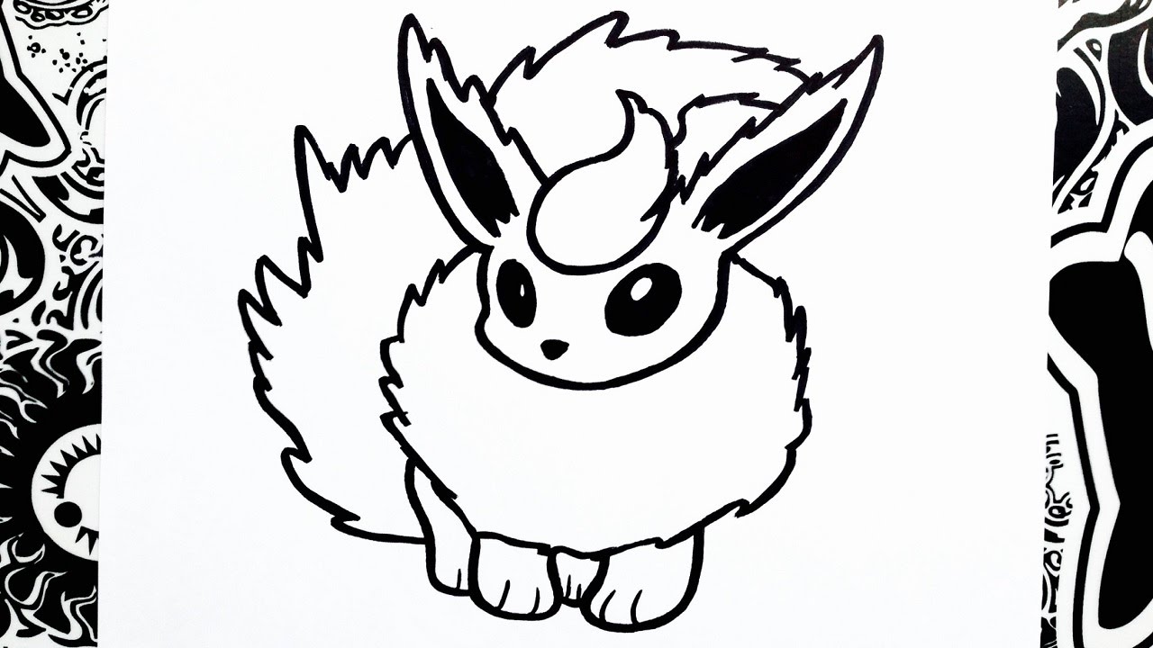 1280x720 Como Dibujar A Flareon How To Draw Flareon